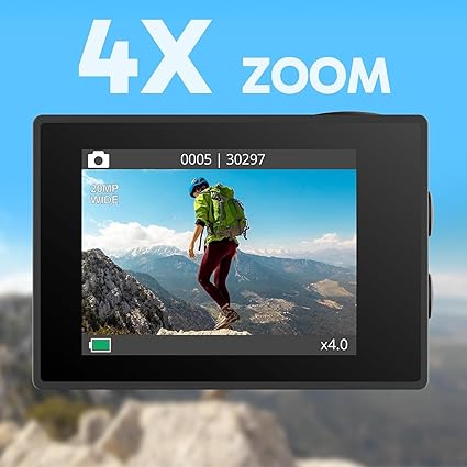 Eye Cam – Cámara Deportiva 4K con Wi‑Fi