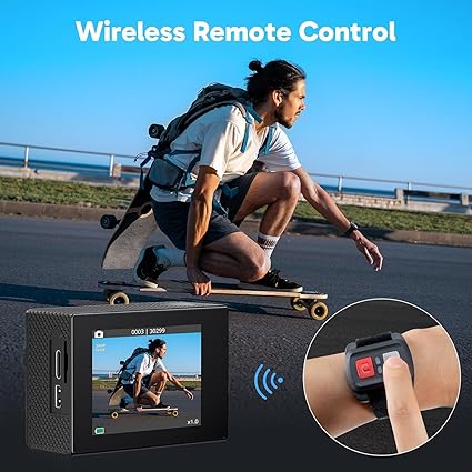 Eye Cam – Cámara Deportiva 4K con Wi‑Fi