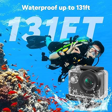 Eye Cam – Cámara Deportiva 4K con Wi‑Fi